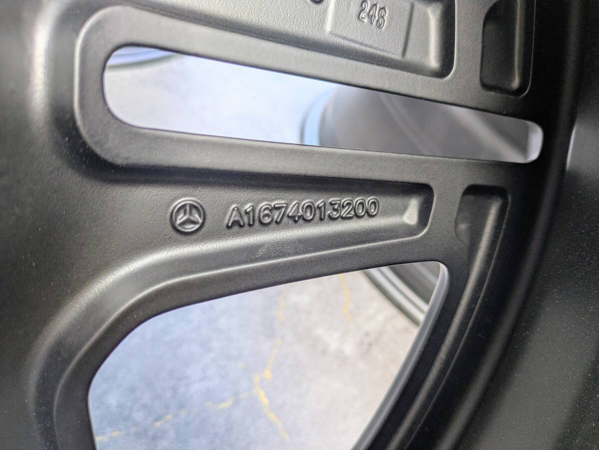 メルセデスベンツ AMG W167 GLEクラス 純正 20インチ 9J +44 / 9J +57 PCD112 サテンブラック 4本