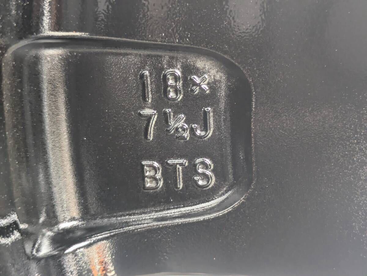 トヨタ ランドクルーザー ランクル 300 GRスポーツ 純正 18インチ 7.5J +60 PCD139.7 グロスブラック 4本
