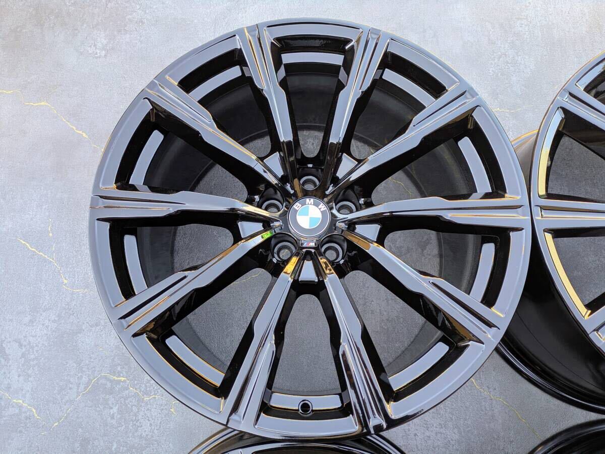 BMW G05 X5 Mスポーツ スタースポーク スタイリング 740M 純正 20インチ 9J +35 / 10.5J +40 PCD112 グロスブラック 4本