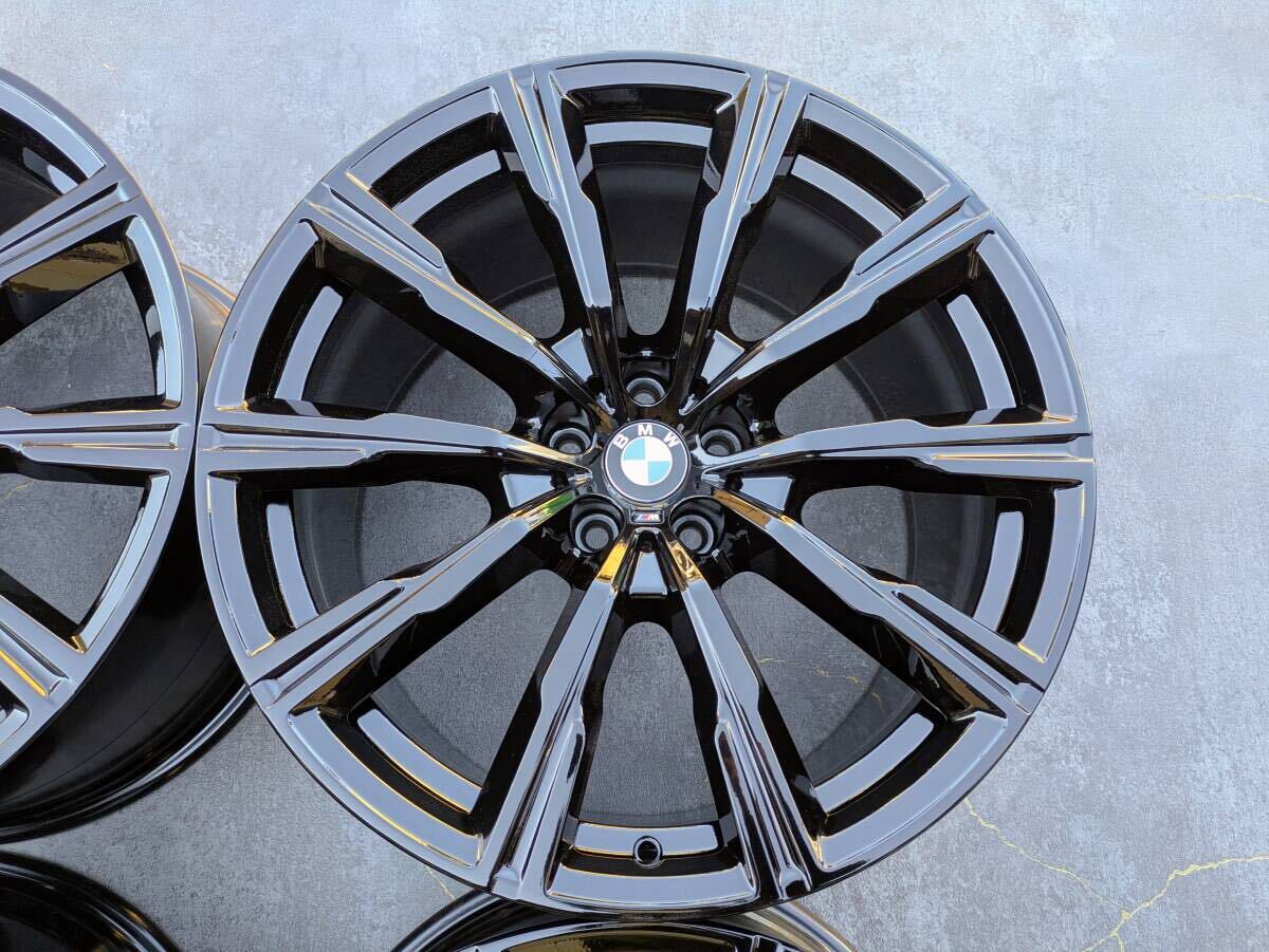 BMW G05 X5 Mスポーツ スタースポーク スタイリング 740M 純正 20インチ 9J +35 / 10.5J +40 PCD112 グロスブラック 4本