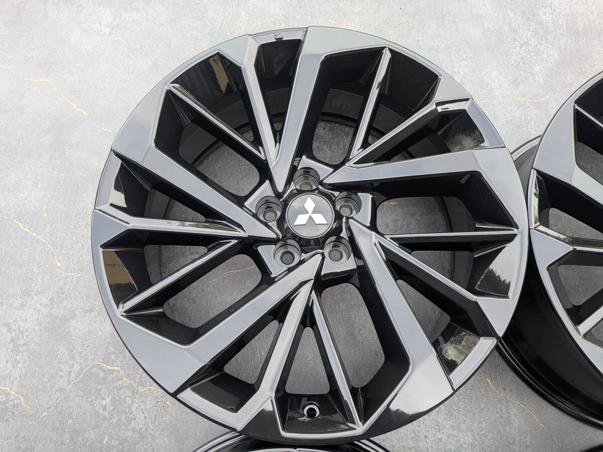 ミツビシ アウトランダー PHEV 純正 20インチ 8J +35 PCD114.3 グロスブラック 4本
