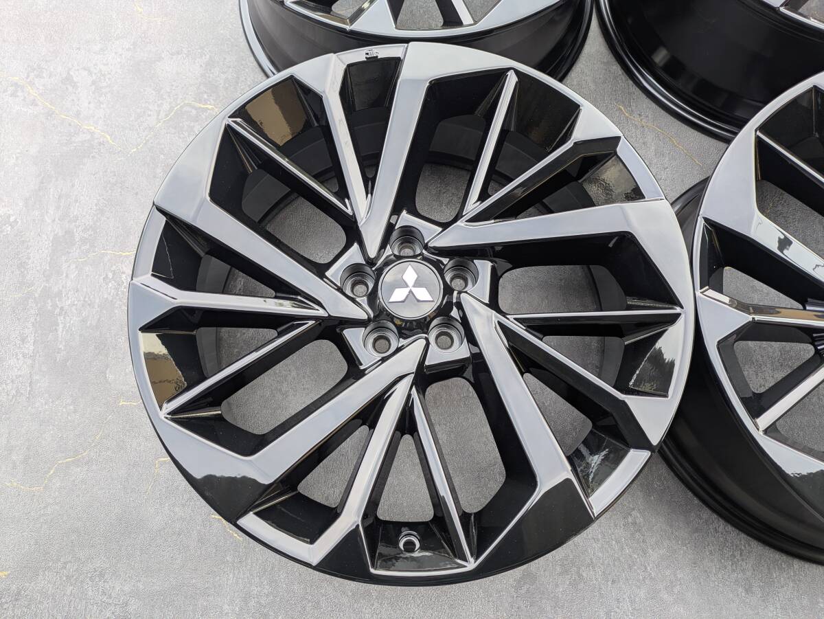 ミツビシ アウトランダー PHEV 純正 20インチ 8J +35 PCD114.3 グロスブラック 4本