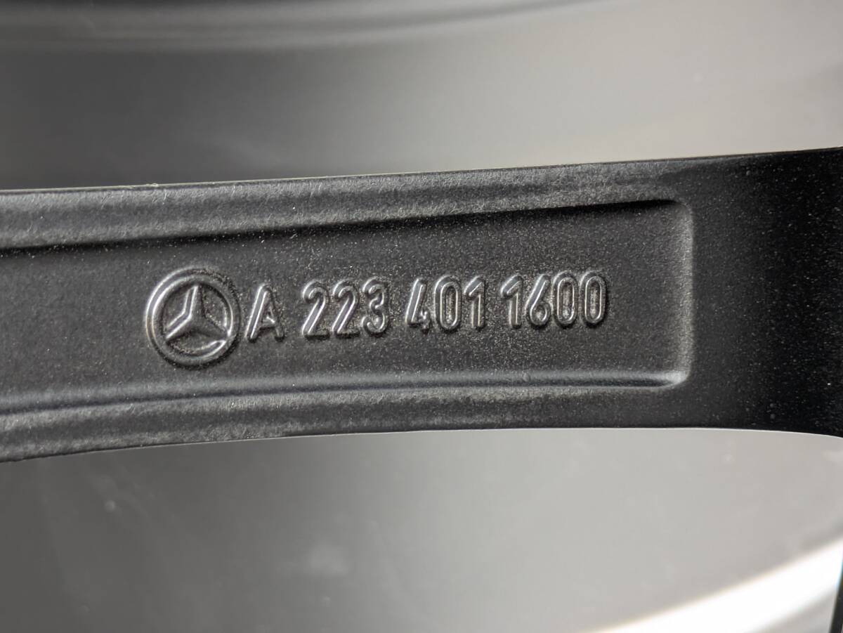 メルセデスベンツ AMG W223 Sクラス 純正 20インチ 9J +34 / 10J +48.1 PCD112 サテンブラック 4本