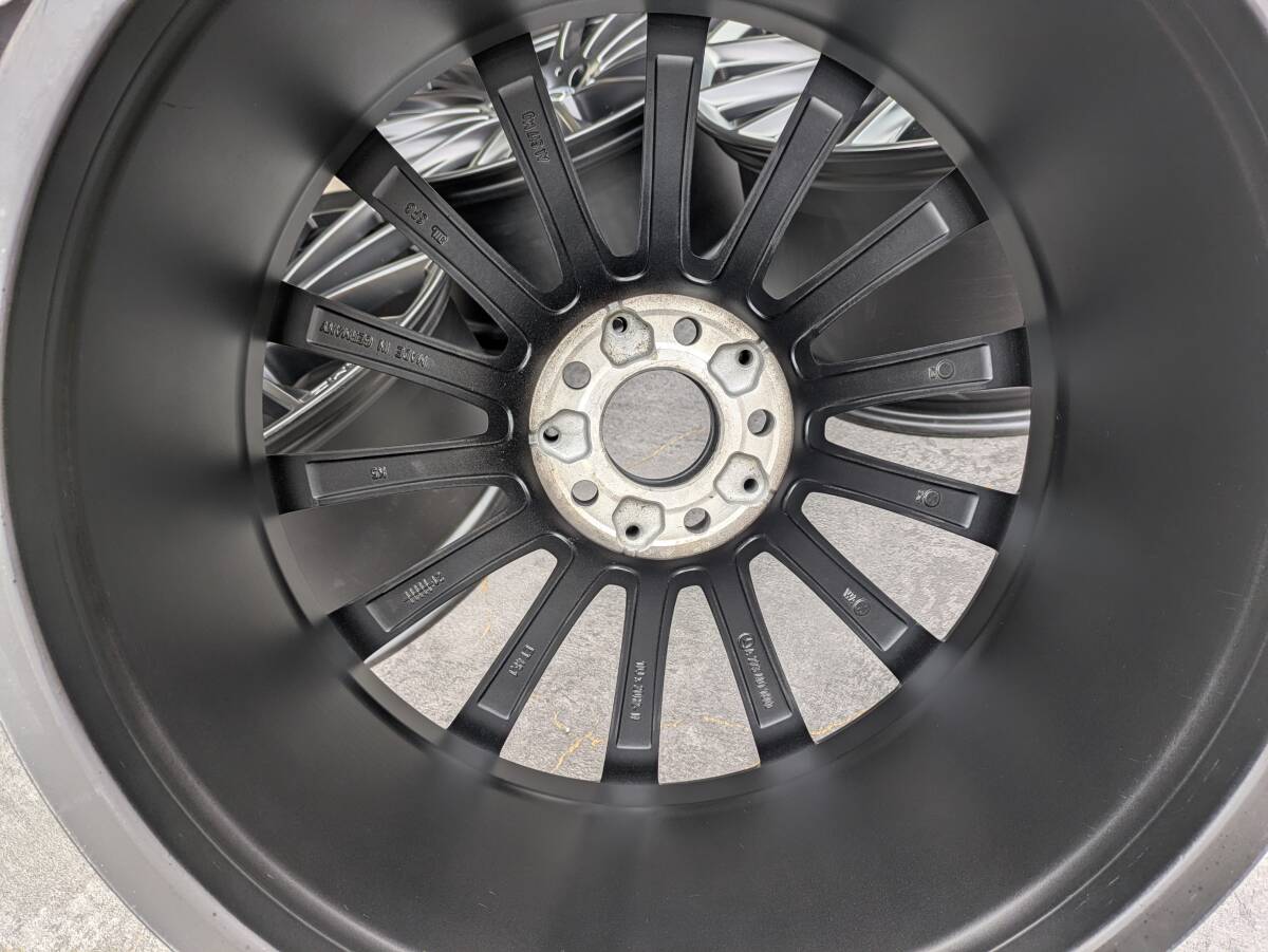 メルセデスベンツ AMG W223 Sクラス 純正 20インチ 9J +34 / 10J +48.1 PCD112 サテンブラック 4本