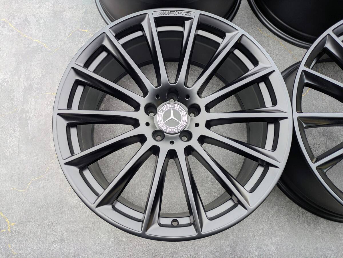 メルセデスベンツ AMG W223 Sクラス 純正 20インチ 9J +34 / 10J +48.1 PCD112 サテンブラック 4本