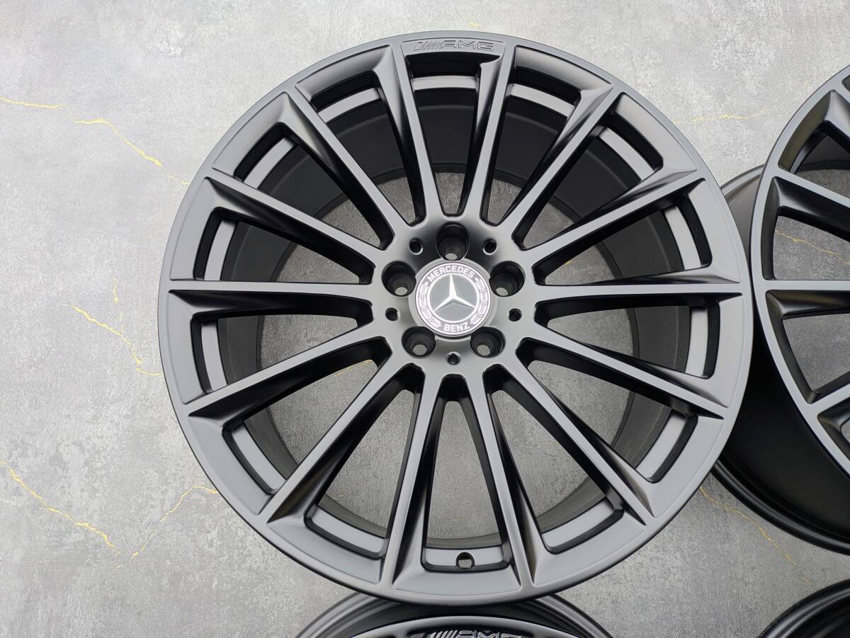 メルセデスベンツ AMG W223 Sクラス 純正 20インチ 9J +34 / 10J +48.1 PCD112 サテンブラック 4本