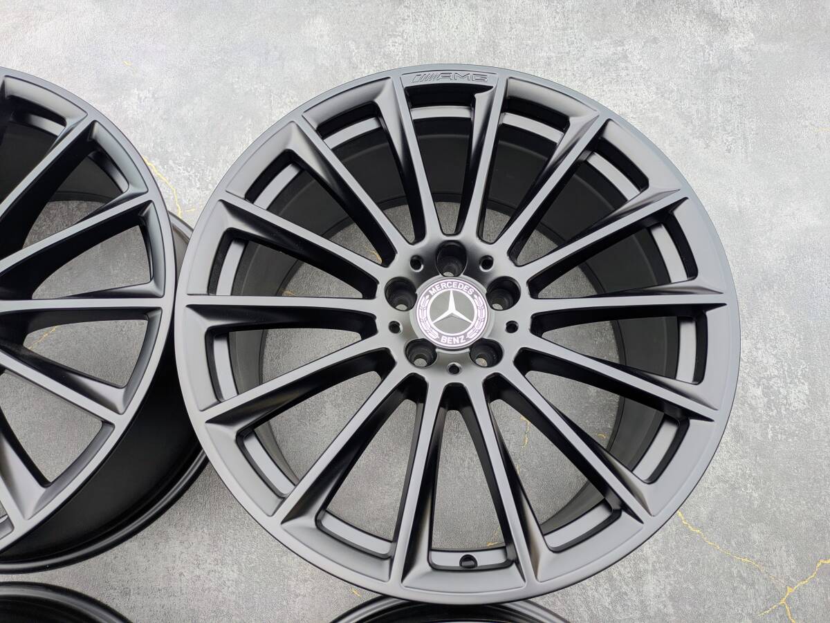 メルセデスベンツ AMG W223 Sクラス 純正 20インチ 9J +34 / 10J +48.1 PCD112 サテンブラック 4本
