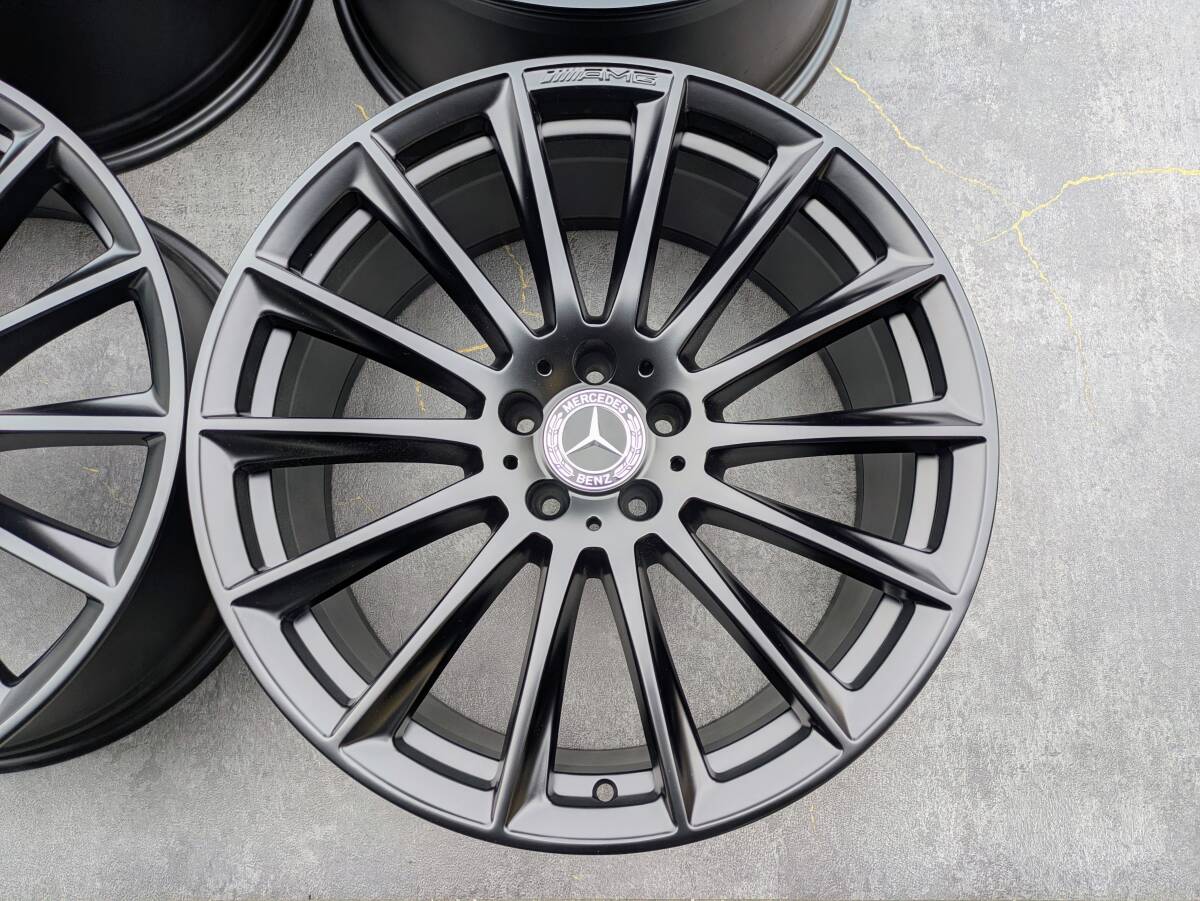 メルセデスベンツ AMG W223 Sクラス 純正 20インチ 9J +34 / 10J +48.1 PCD112 サテンブラック 4本