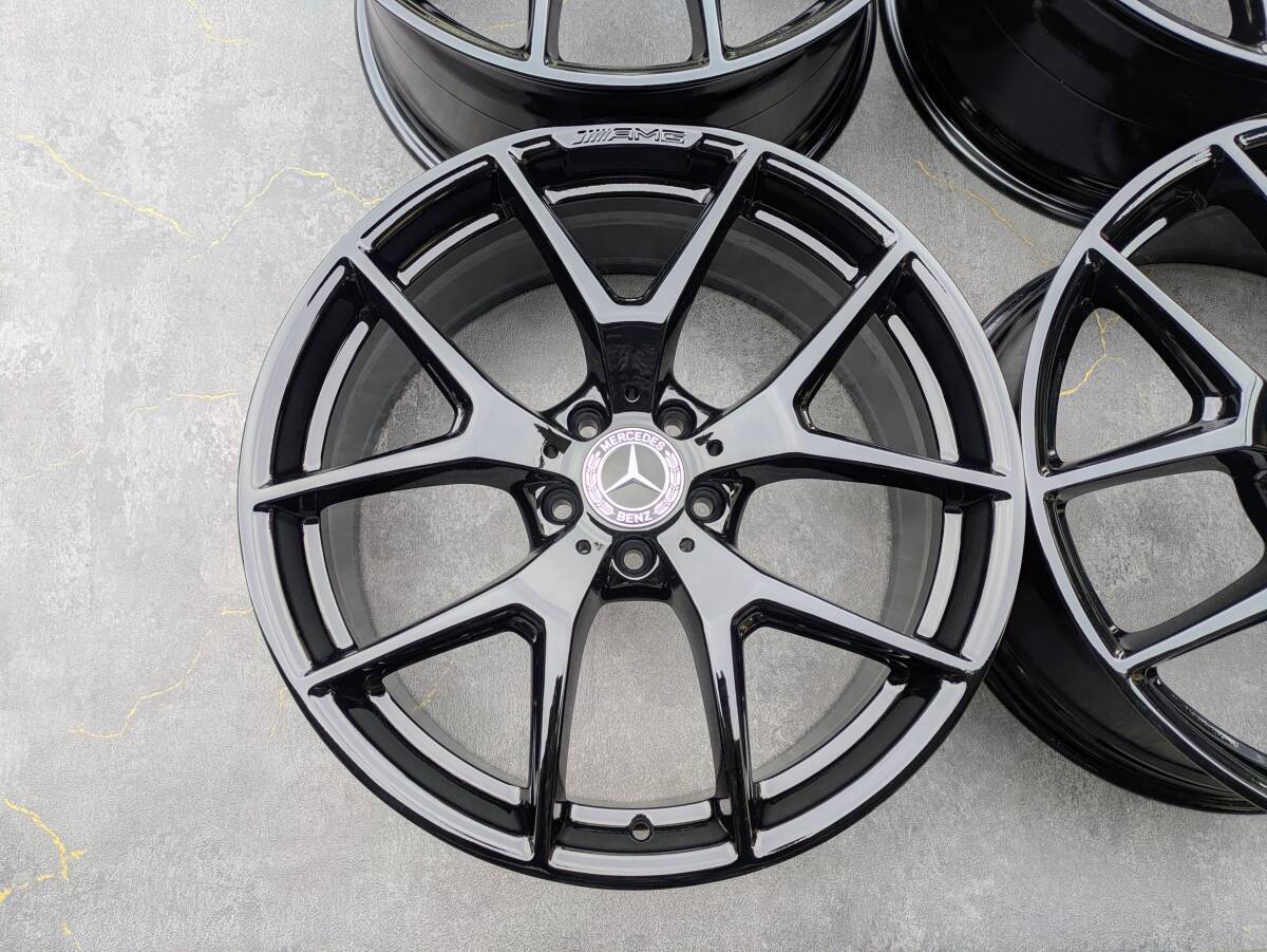 メルセデスベンツ AMG W253 X253 GLCクラス 純正 20インチ 8.5J +40 / 9.5J +22 PCD112 グロスブラック 4本