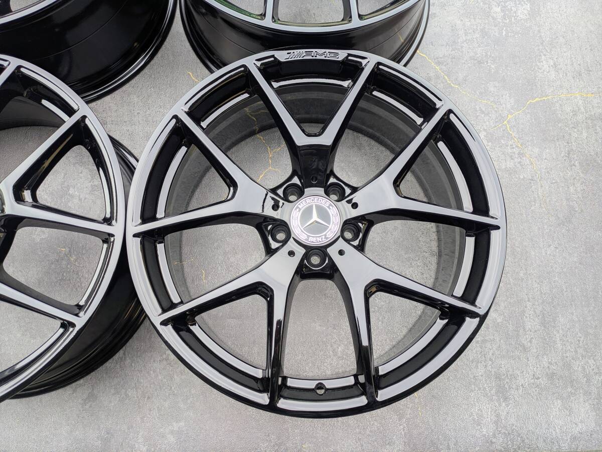 メルセデスベンツ AMG W253 X253 GLCクラス 純正 20インチ 8.5J +40 / 9.5J +22 PCD112 グロスブラック 4本