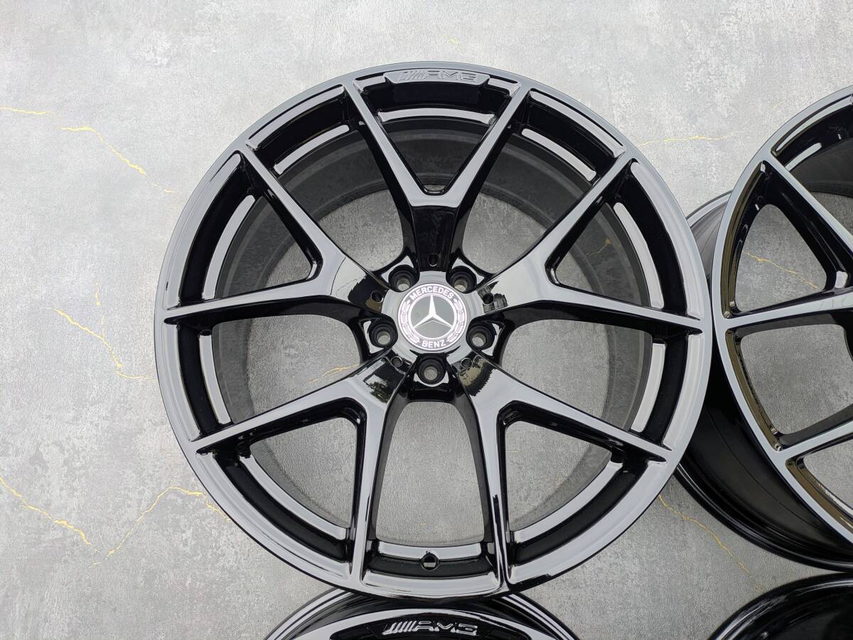 メルセデスベンツ AMG W253 X253 GLCクラス 純正 20インチ 8.5J +40 / 9.5J +22 PCD112 グロスブラック 4本