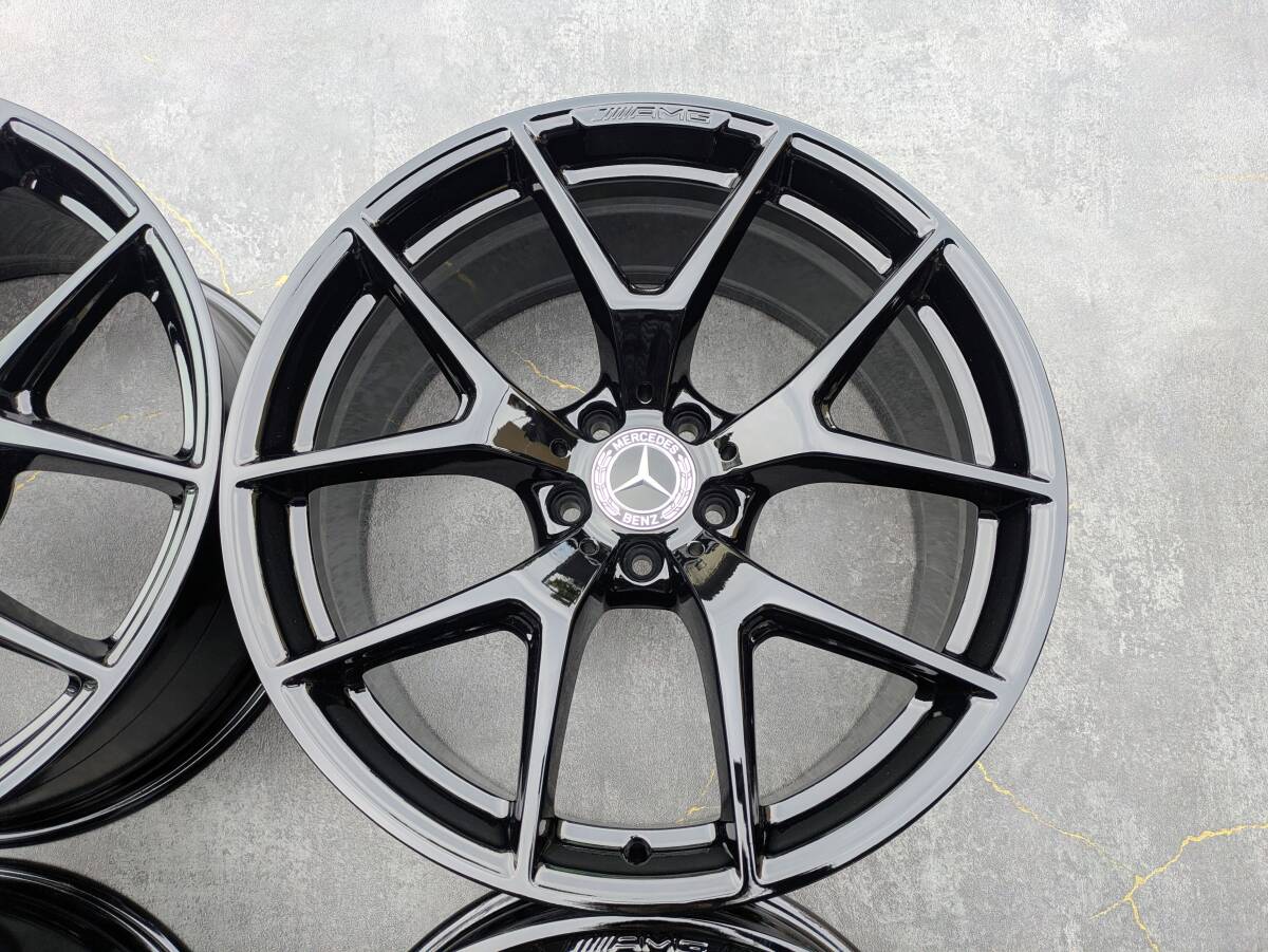 メルセデスベンツ AMG W253 X253 GLCクラス 純正 20インチ 8.5J +40 / 9.5J +22 PCD112 グロスブラック 4本