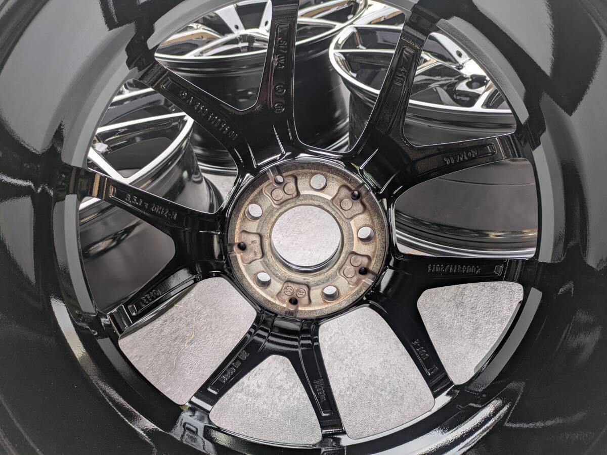 メルセデスベンツ AMG W253 X253 GLCクラス 純正 20インチ 8.5J +40 / 9.5J +22 PCD112 グロスブラック 4本