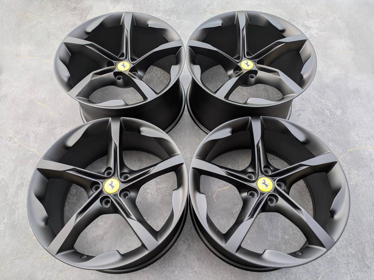 Ferrari SF90 Stradale Forged OEM 20-inch 9.5J +43.3 / 11.5J +35.9 PCD114.3 Satin Black 4 pcs.
