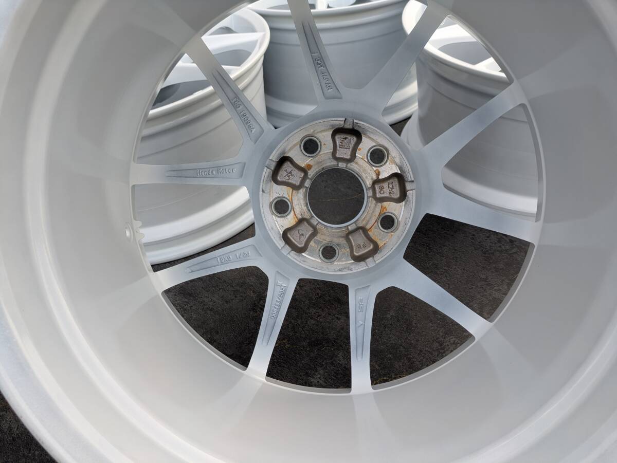 ホンダ シビック タイプR FL5 純正 19インチ 9.5J +60 PCD120 グロスホワイト 4本
