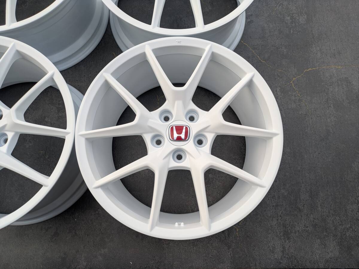 ホンダ シビック タイプR FL5 純正 19インチ 9.5J +60 PCD120 サテンホワイト 4本