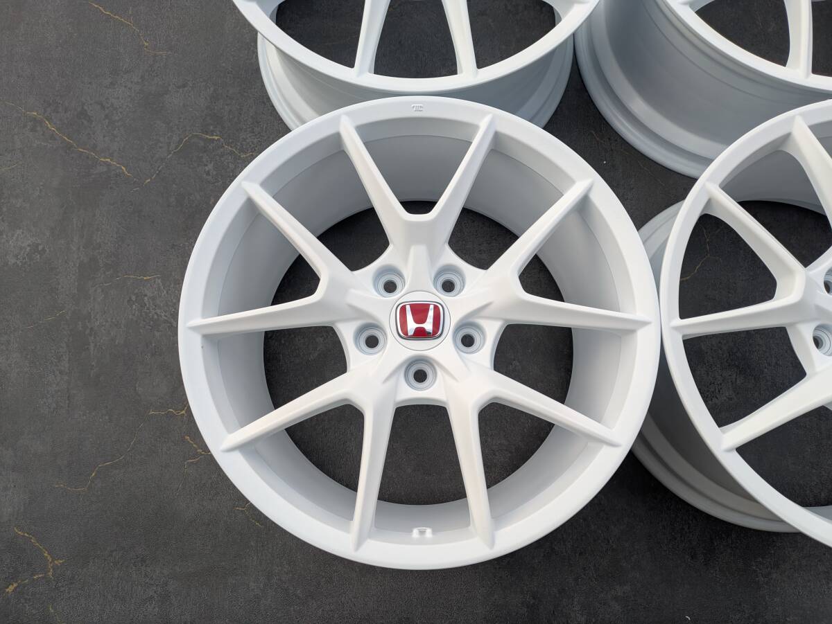 ホンダ シビック タイプR FL5 純正 19インチ 9.5J +60 PCD120 サテンホワイト 4本