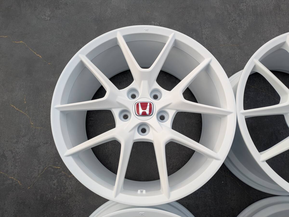 ホンダ シビック タイプR FL5 純正 19インチ 9.5J +60 PCD120 サテンホワイト 4本