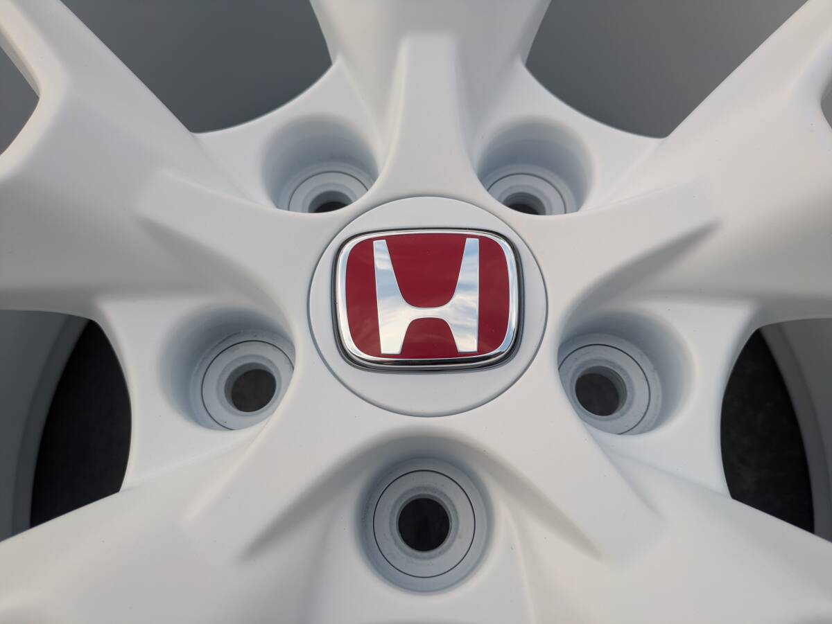 ホンダ シビック タイプR FL5 純正 19インチ 9.5J +60 PCD120 サテンホワイト 4本