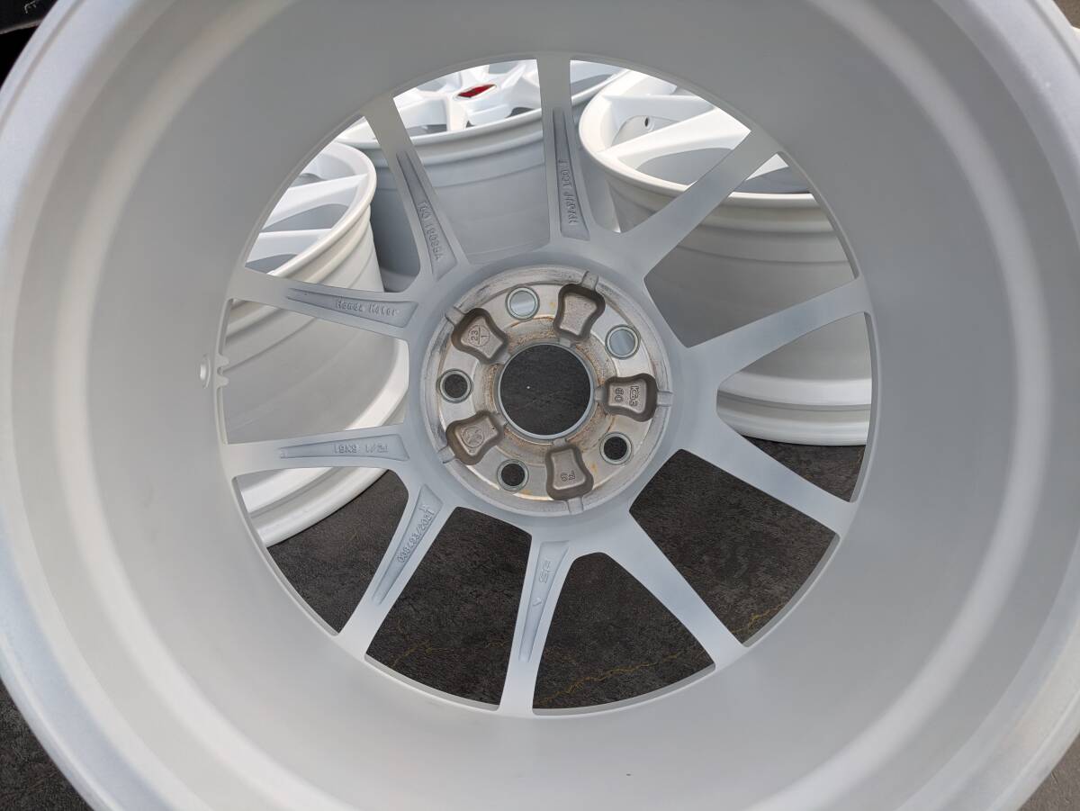 ホンダ シビック タイプR FL5 純正 19インチ 9.5J +60 PCD120 サテンホワイト 4本