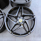 Ferrari F8 Tributo Forged Genuine 20 inch 9J +44.7 / 11J +38.5 PCD114.3 Gloss Black 4 wheels