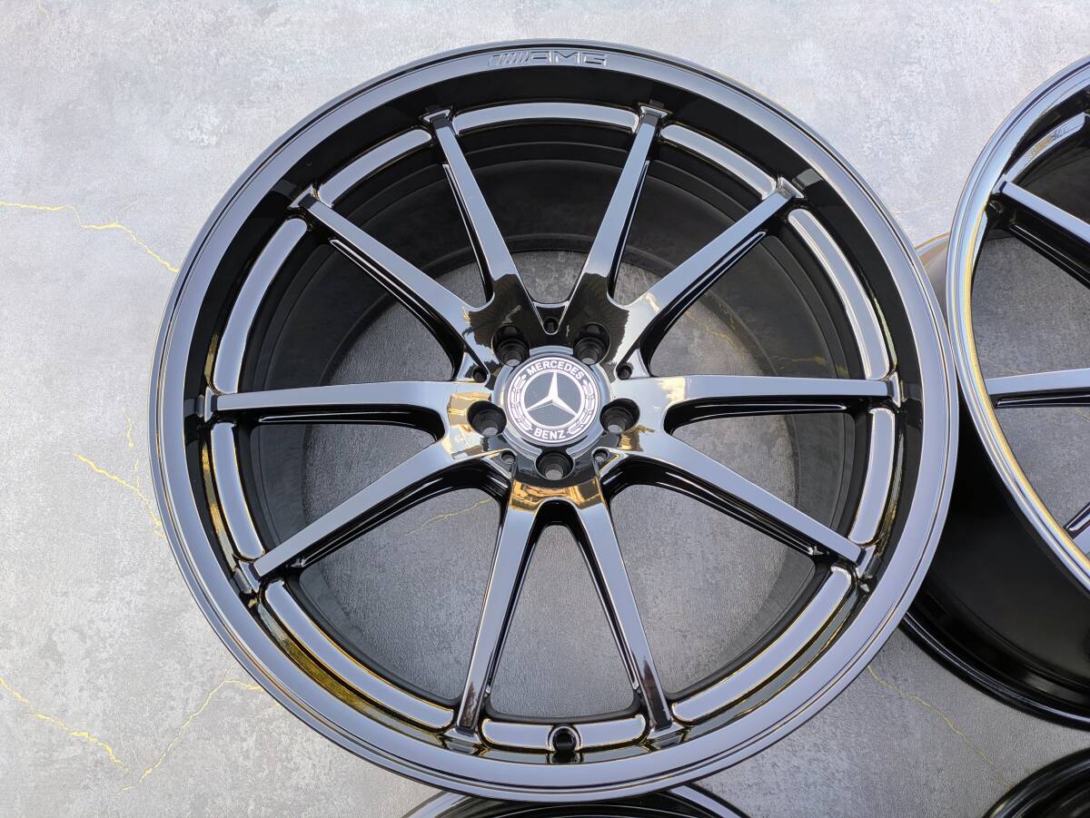 メルセデスベンツ AMG X290 GT43 53 63 鍛造 純正 21インチ 10J +30 / 11.5J +30 PCD112 グロスブラック 4本