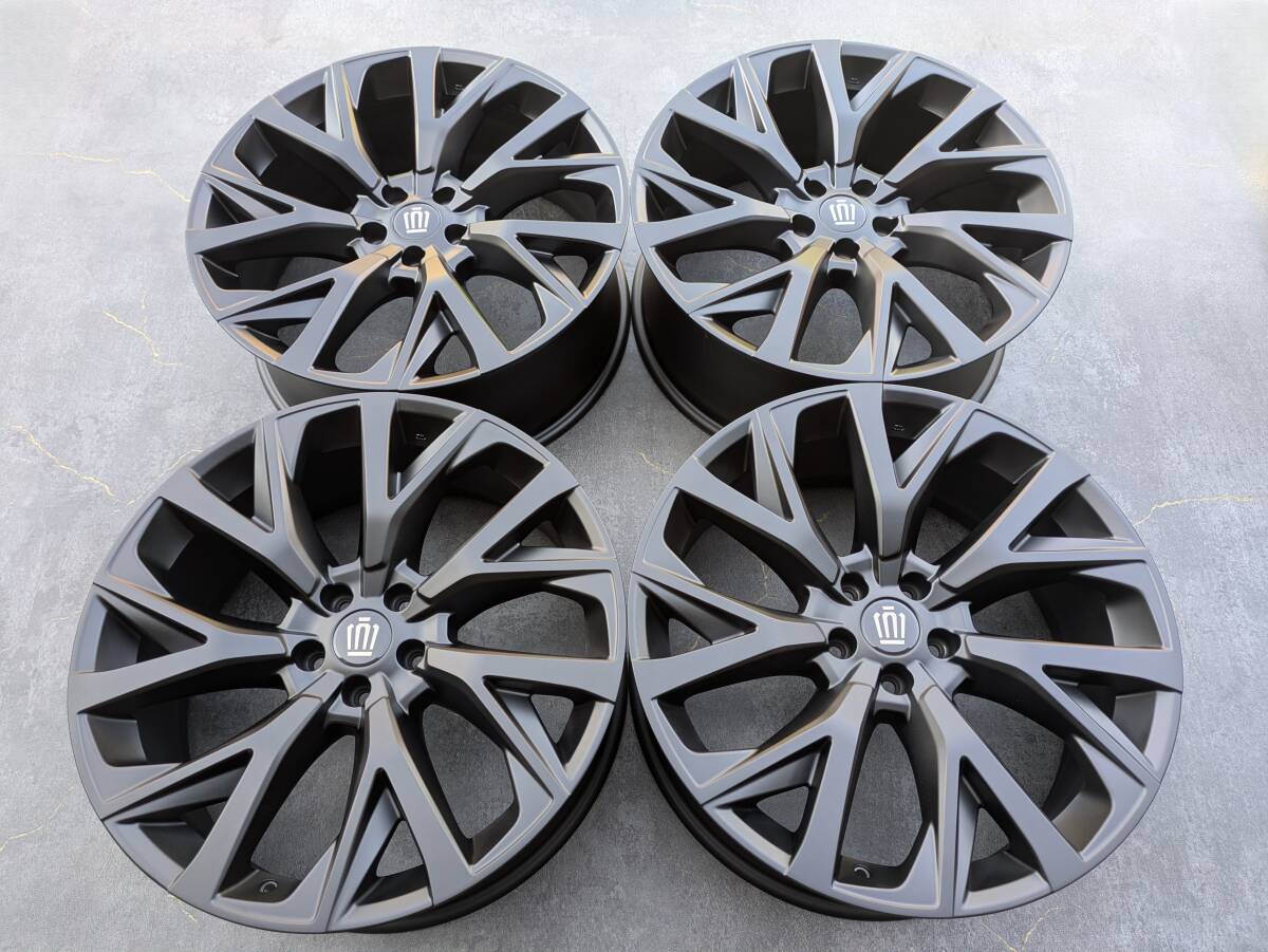トヨタ クラウン エステート 純正 21インチ 8.5J +35 PCD114.3 サテンブラック 4本