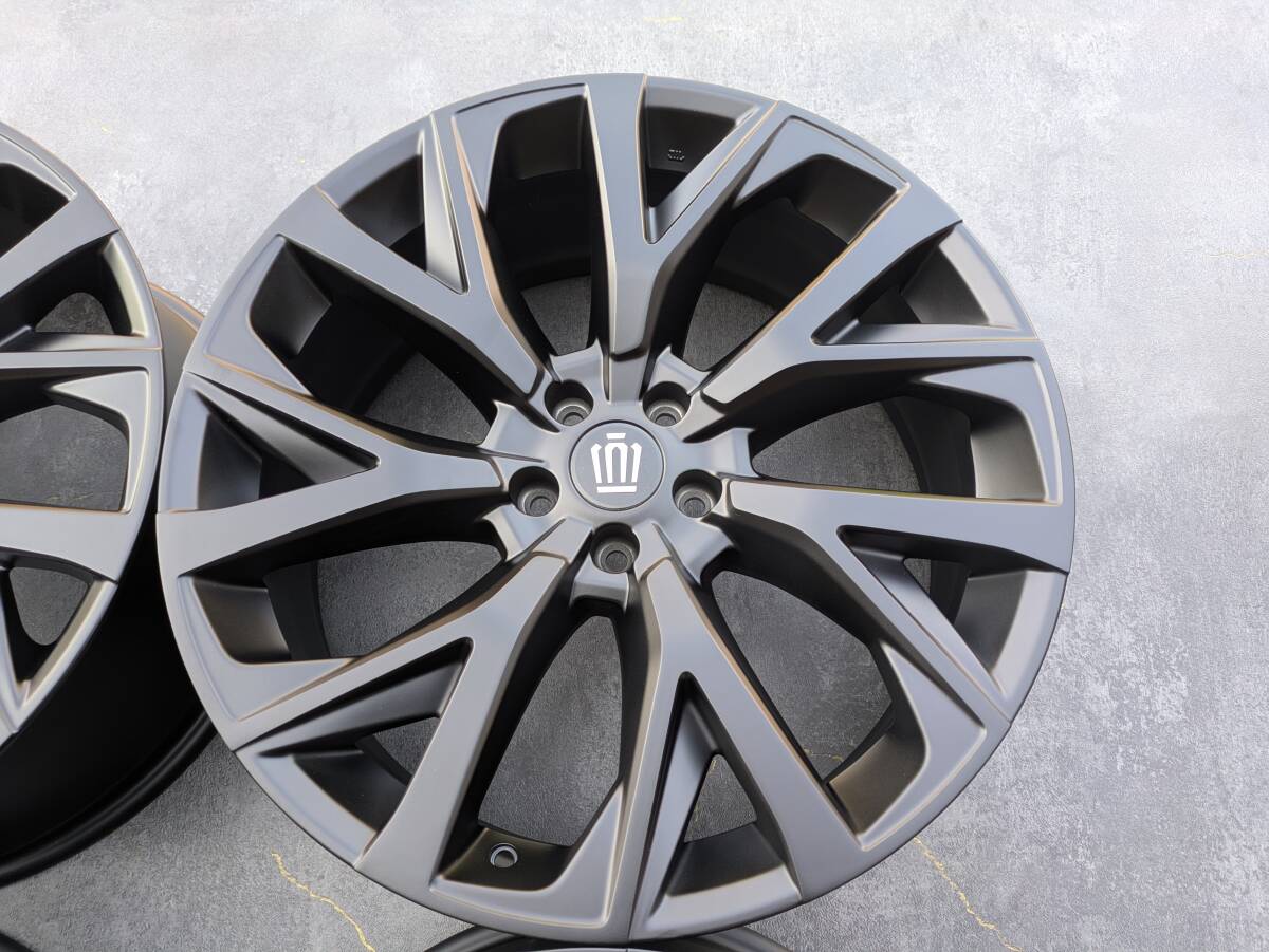 トヨタ クラウン エステート 純正 21インチ 8.5J +35 PCD114.3 サテンブラック 4本