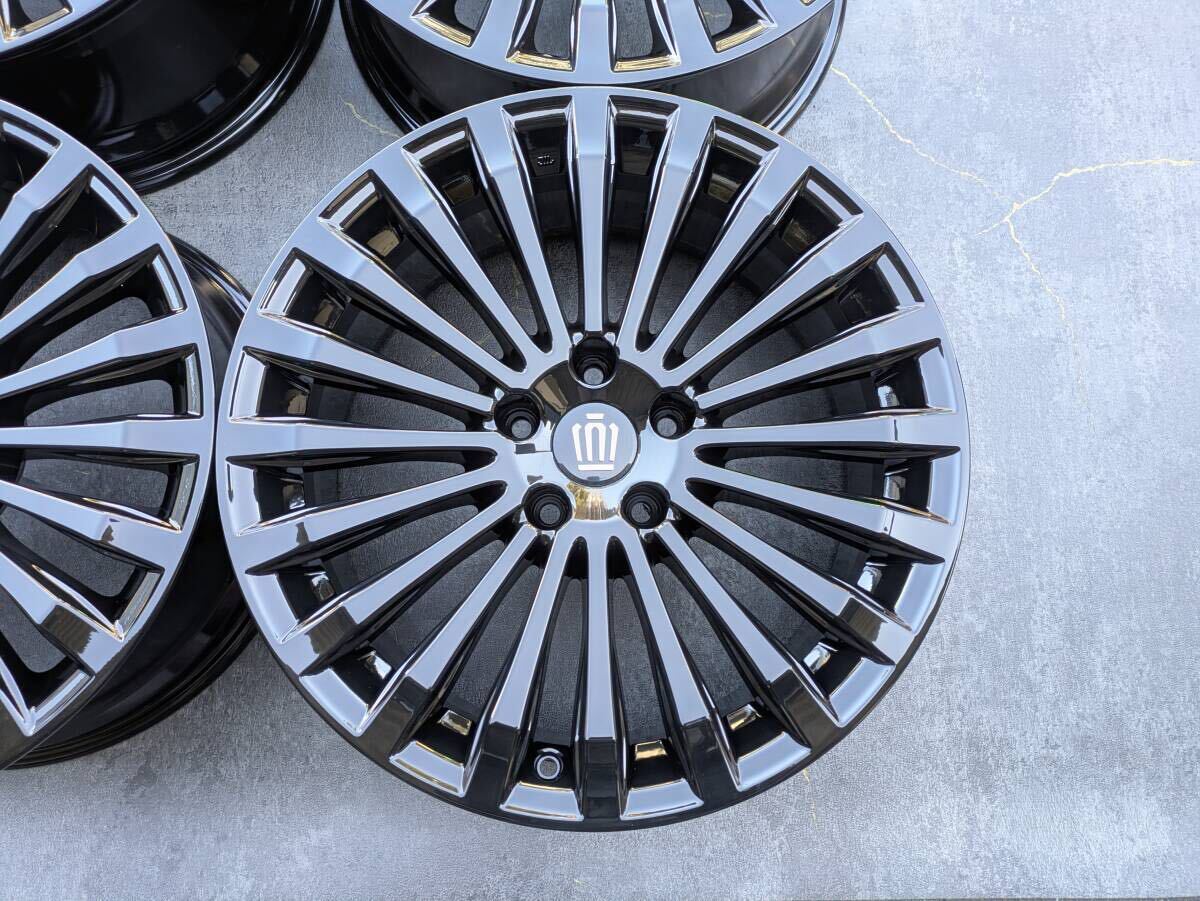 トヨタ クラウン セダン 純正 19インチ 8J +30 PCD120 グロスブラック 4本