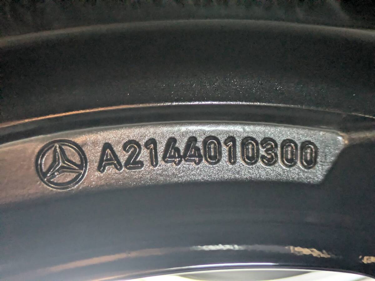 メルセデスベンツ AMG W214 S214 Eクラス 純正 19インチ 8.5J +35.5 / 9.5J +51 PCD112 グロスブラック 4本