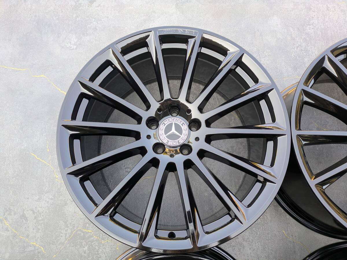メルセデスベンツ AMG W223 Sクラス 純正 20インチ 9J +34 / 10J +48.1 PCD112 グロスブラック 4本