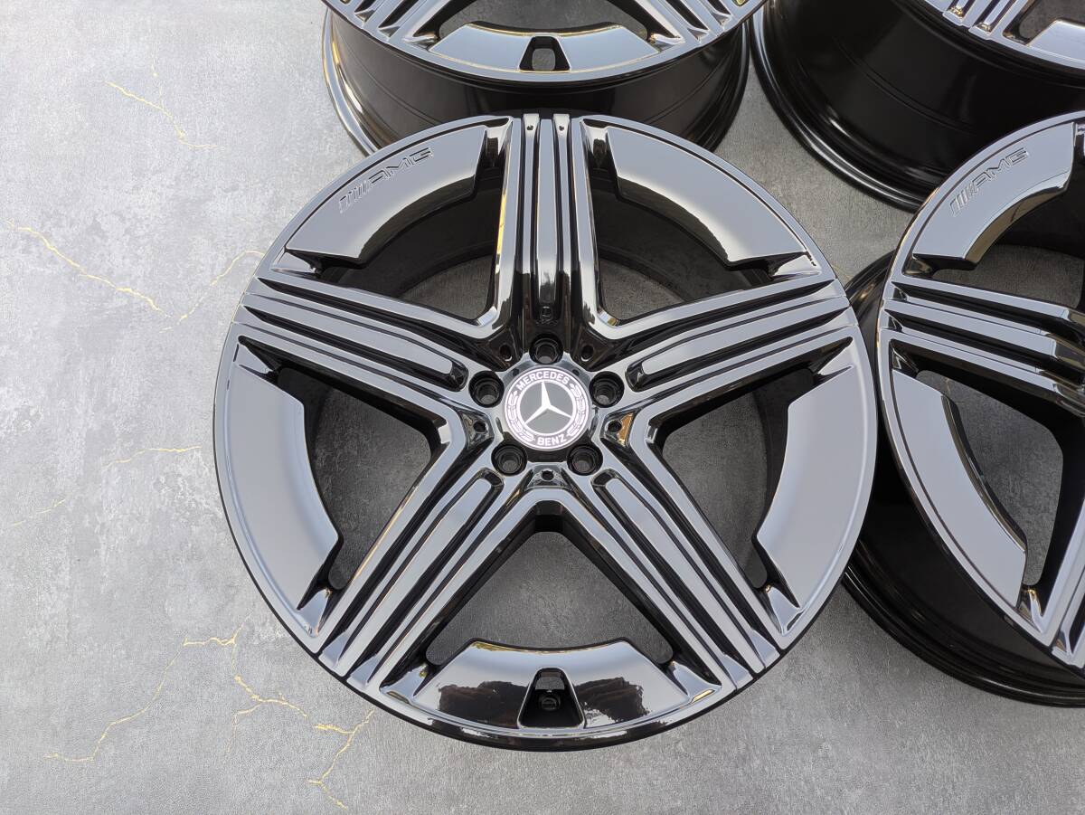ベンツ AMG W254 X254 GLCクラス 純正 20インチ 8.5J +34.5 / 9.5J +35.5 PCD112 グロスブラック 4本