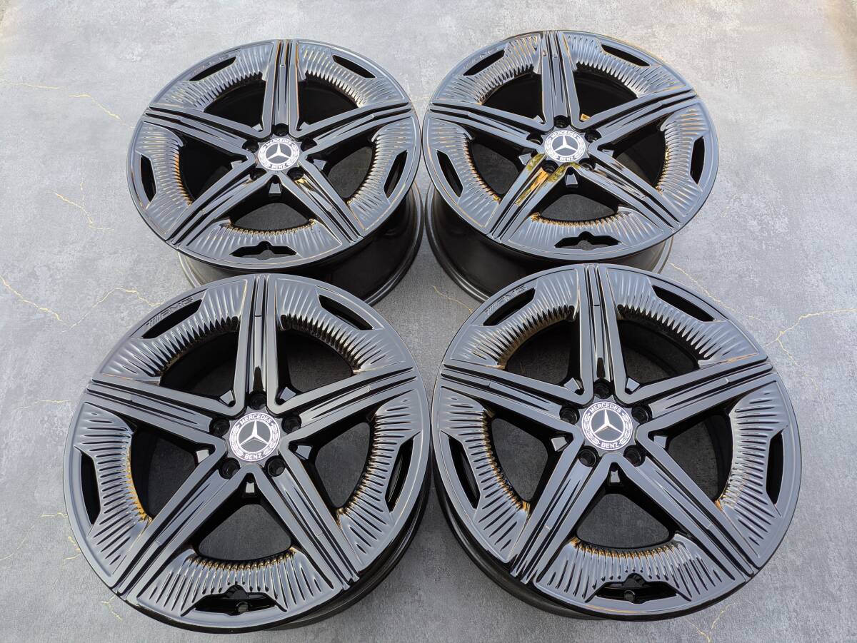 メルセデスベンツ AMG W295 V295 EQEクラス 純正 19インチ 8.5J +47.5 PCD112 グロスブラック 4本