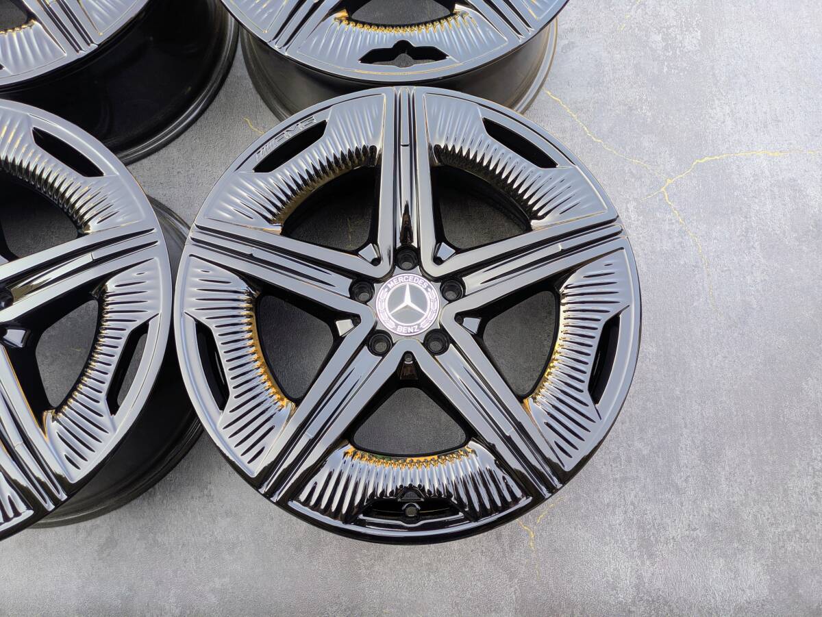 メルセデスベンツ AMG W295 V295 EQEクラス 純正 19インチ 8.5J +47.5 PCD112 グロスブラック 4本