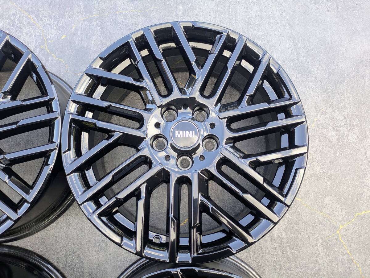 MINI ミニ F65 F66 クーパー S エースマン ナイトフラッシュスポーク 純正 18インチ 7.5J ＋50 PCD112 グロスブラック 4本
