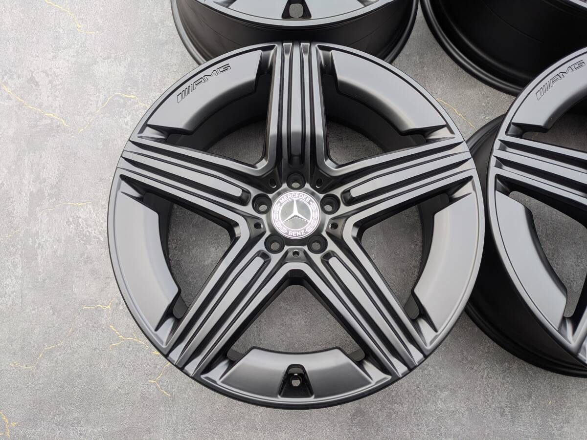 メルセデスベンツ AMG W254 X254 GLCクラス 純正 20インチ 8.5J +34.5 / 9.5J +35.5 PCD112 サテンブラック 4本