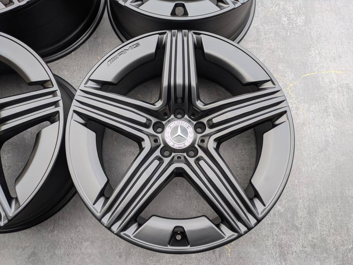 メルセデスベンツ AMG W254 X254 GLCクラス 純正 20インチ 8.5J +34.5 / 9.5J +35.5 PCD112 サテンブラック 4本