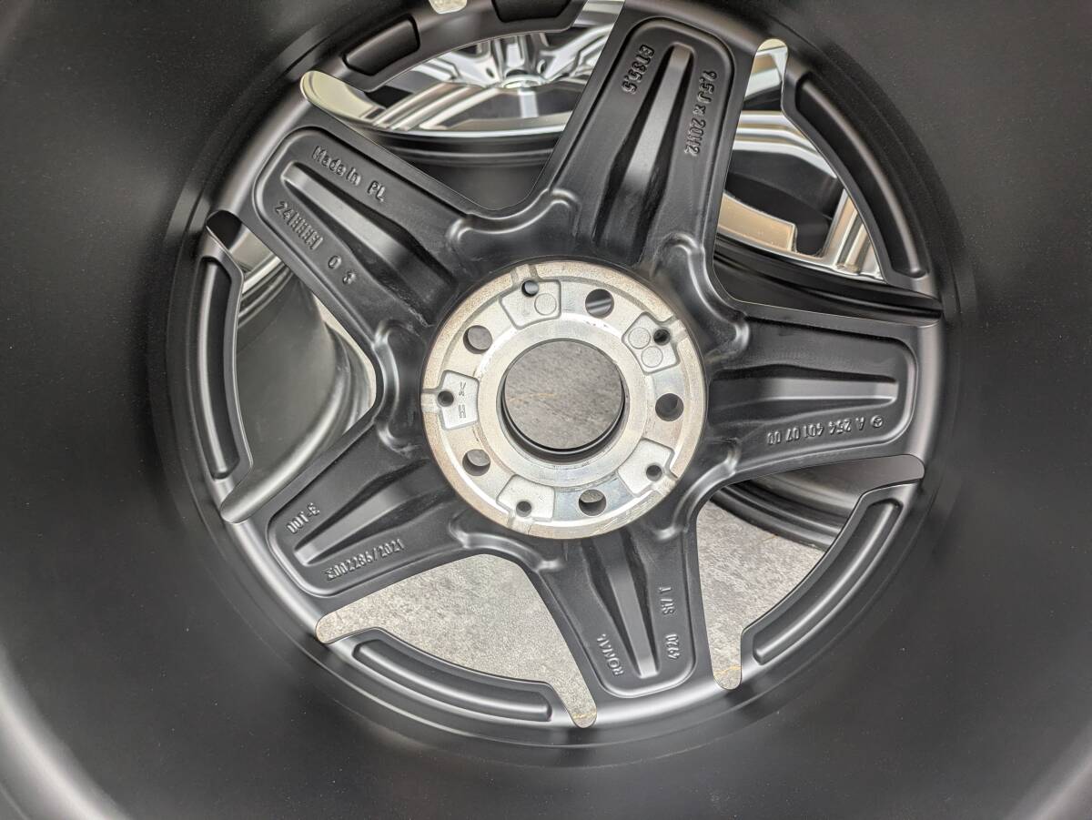 メルセデスベンツ AMG W254 X254 GLCクラス 純正 20インチ 8.5J +34.5 / 9.5J +35.5 PCD112 サテンブラック 4本
