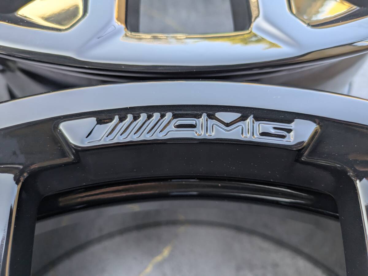 メルセデスベンツ AMG W463 G63 Gクラス 純正 21インチ 10J +33 PCD130 グロスブラック 4本