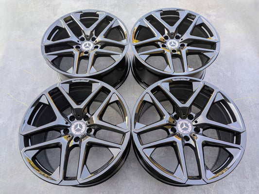 Mercedes-Benz AMG W463 G63 G-Class Genuine 21-inch 10J +33 PCD130 Gloss Black 4 wheels