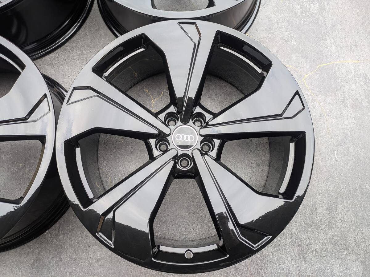 AUDI アウディ A7 S7 純正 21インチ 8.5J +30 PCD112 グロスブラック 4本