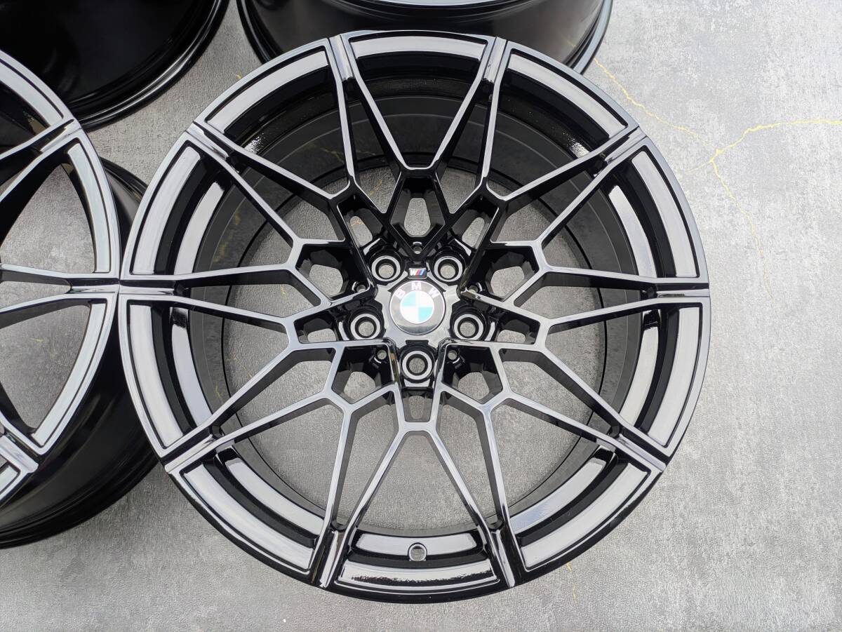 BMW G80 G82 M3 M4 コンペティション 鍛造 純正 19インチ 9.5J +20 / 20インチ 10.5J +20 PCD112 グロスブラック 4本
