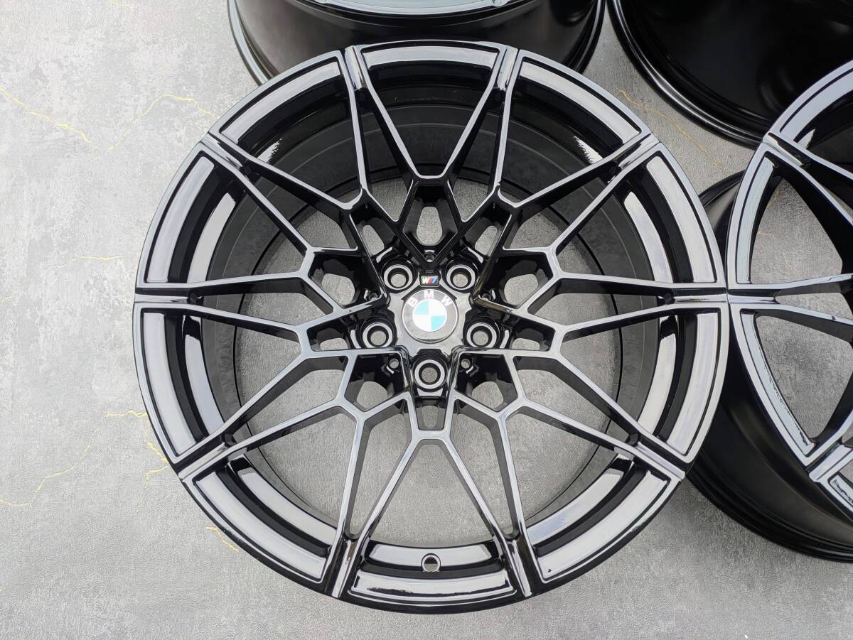 BMW G80 G82 M3 M4 コンペティション 鍛造 純正 19インチ 9.5J +20 / 20インチ 10.5J +20 PCD112 グロスブラック 4本