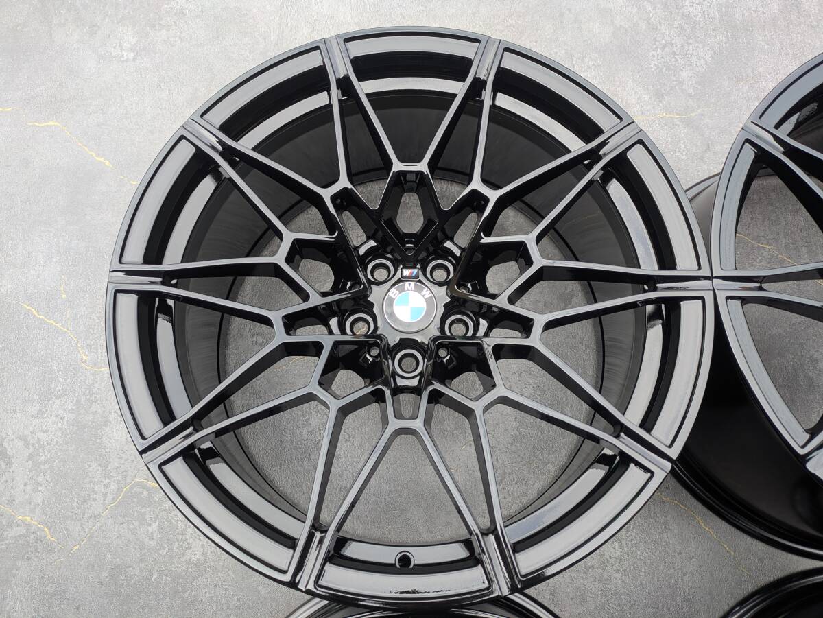 BMW G80 G82 M3 M4 コンペティション 鍛造 純正 19インチ 9.5J +20 / 20インチ 10.5J +20 PCD112 グロスブラック 4本
