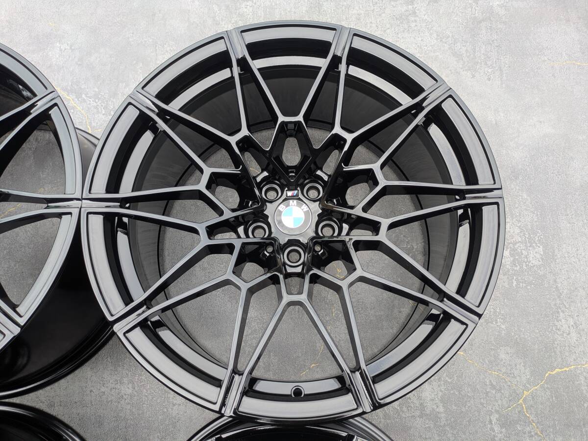 BMW G80 G82 M3 M4 コンペティション 鍛造 純正 19インチ 9.5J +20 / 20インチ 10.5J +20 PCD112 グロスブラック 4本