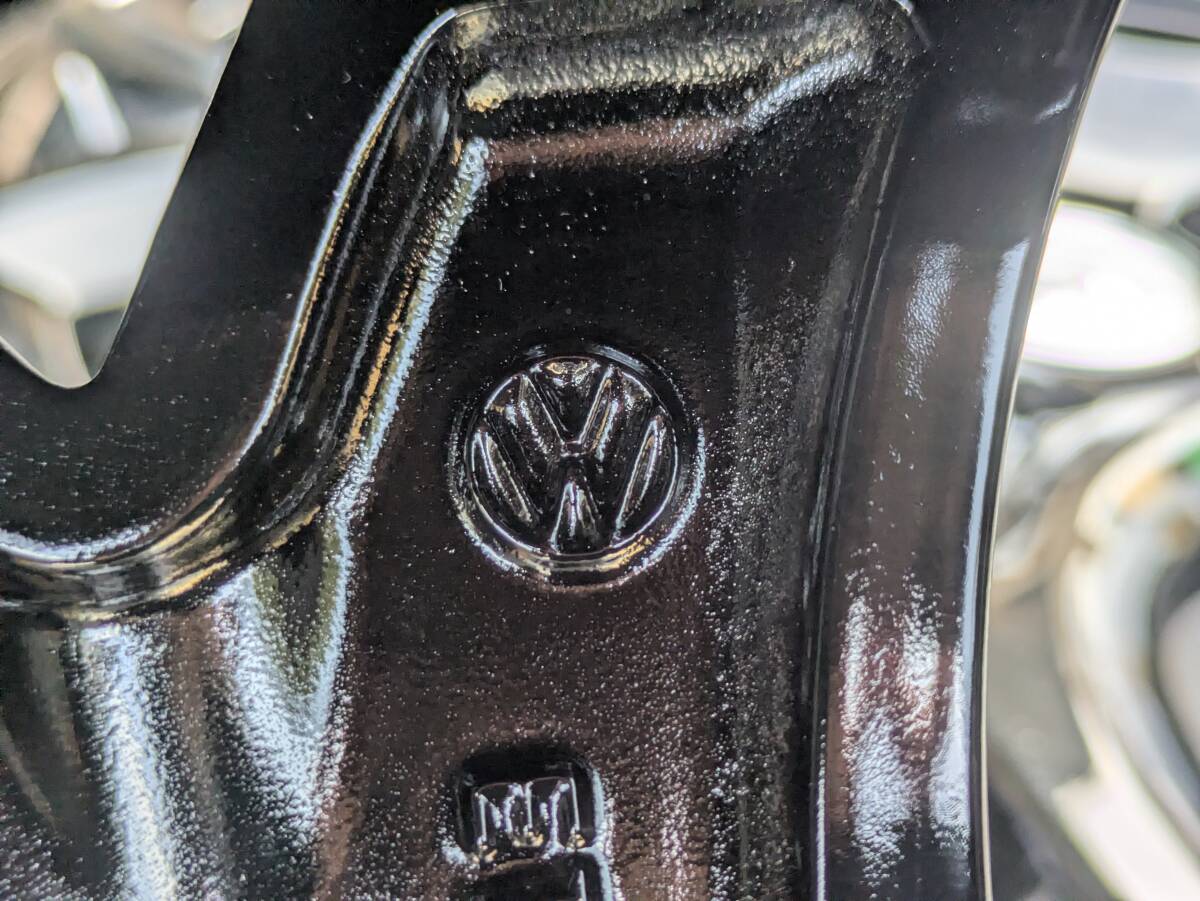VW フォルクスワーゲン ゴルフ8 ゴルフ8.5 GTI 純正 19インチ 8J +50 PCD112 グロスブラック 4本