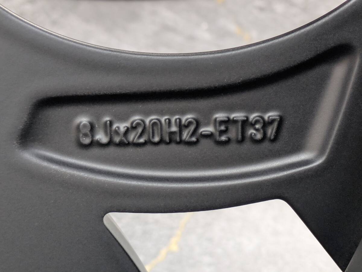 アルファロメオ トナーレ ヴェローチェ 純正 20インチ 8J +37 PCD110 サテンブラック 4本