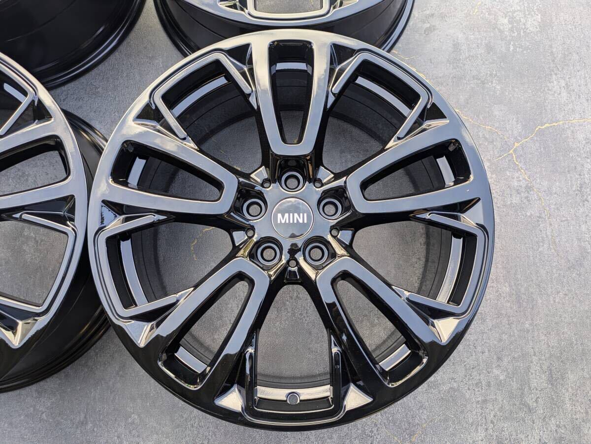MINI ミニ F54 クラブマン 純正 JCW ジョンクーパーワークス 19インチ 8J +54 PCD112 グロスブラック 4本