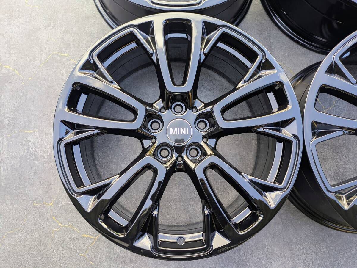 MINI ミニ F54 クラブマン 純正 JCW ジョンクーパーワークス 19インチ 8J +54 PCD112 グロスブラック 4本