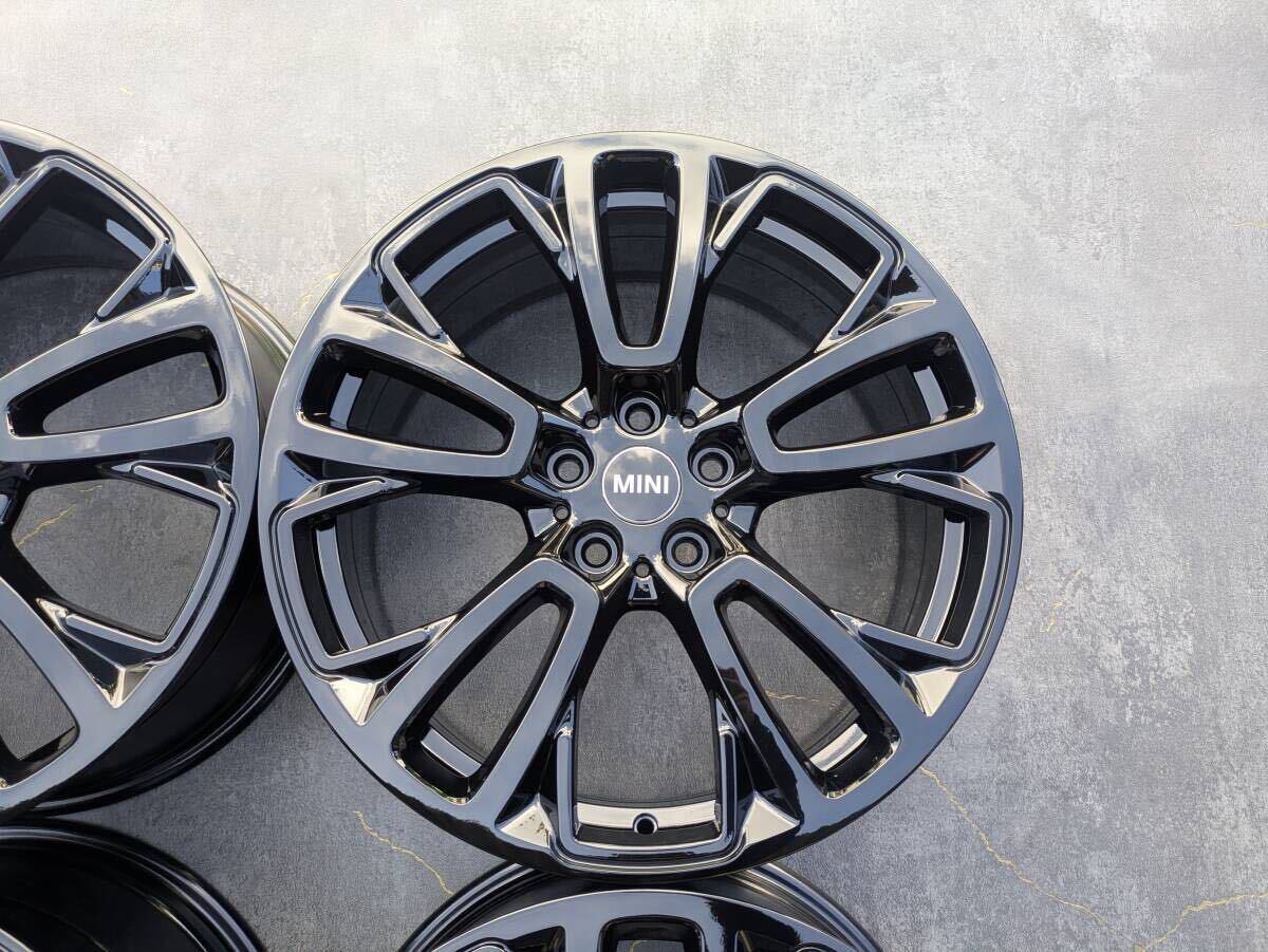 MINI ミニ F54 クラブマン 純正 JCW ジョンクーパーワークス 19インチ 8J +54 PCD112 グロスブラック 4本
